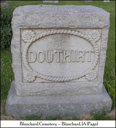 DOUTHIRT, MARY JANE - Page County, Iowa | MARY JANE DOUTHIRT 