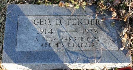 FENDER, GEORGE D. - Page County, Iowa | GEORGE D. FENDER 