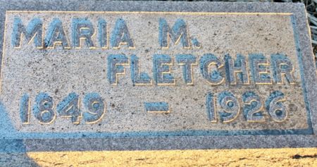 FLETCHER, MARIA M. - Page County, Iowa | MARIA M. FLETCHER 