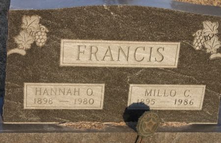 FRANCIS, HANNAH OPAL - Page County, Iowa | HANNAH OPAL FRANCIS 