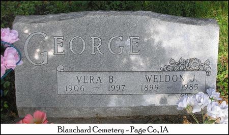 GEORGE, WELDON J. - Page County, Iowa | WELDON J. GEORGE 