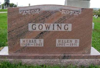 GOWING, HELEN - Page County, Iowa | HELEN GOWING 