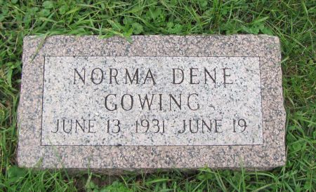 GOWING, NORMA - Page County, Iowa | NORMA GOWING 