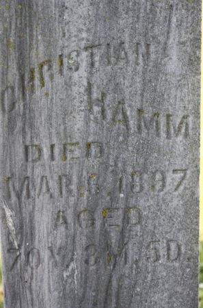 HAMM, CHRISTIAN - Page County, Iowa | CHRISTIAN HAMM 