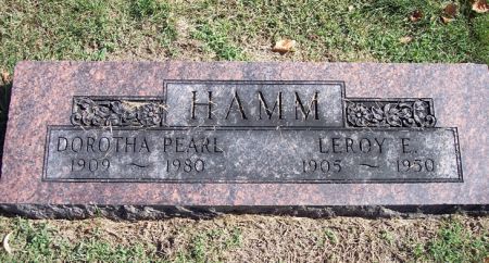 HAMM, LEROY E. - Page County, Iowa | LEROY E. HAMM 