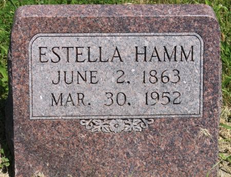 HAMM, ESTELLA CLARA - Page County, Iowa | ESTELLA CLARA HAMM 