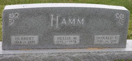 THOMPSON HAMM, NELLIE - Page County, Iowa | NELLIE THOMPSON HAMM 