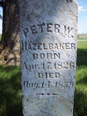 HAZELBAKER, PETER W. - Page County, Iowa | PETER W. HAZELBAKER 