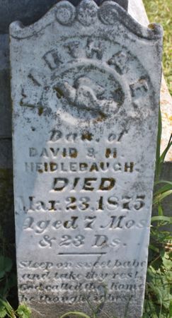 HEIDLEBAUGH, MARTHA E - Page County, Iowa | MARTHA E HEIDLEBAUGH 