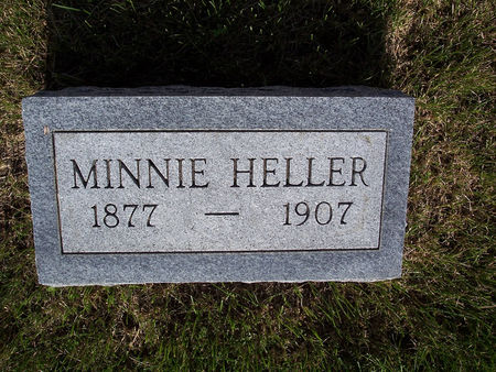 HELLER, MINNIE - Page County, Iowa | MINNIE HELLER 
