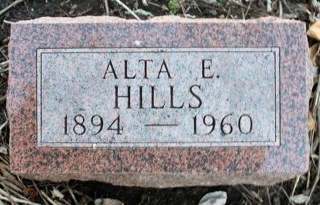 HILLS, ALTA E. - Page County, Iowa | ALTA E. HILLS 