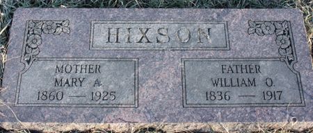 BACON HIXSON, MARY - Page County, Iowa | MARY BACON HIXSON 
