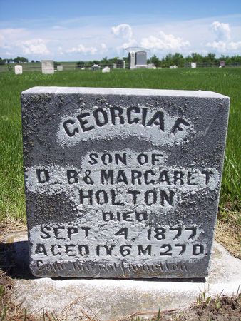 HOLTON, GEORGIA F. - Page County, Iowa | GEORGIA F. HOLTON 