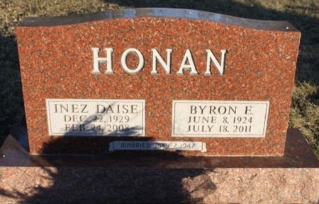 HONAN, INEZ DAISE - Page County, Iowa | INEZ DAISE HONAN 