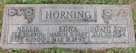 HORNING, NELLIE INFANT - Page County, Iowa | NELLIE INFANT HORNING 