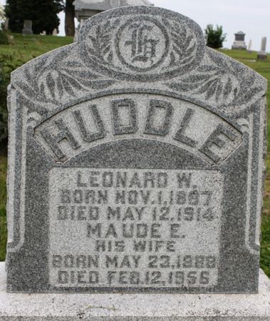 MILLER HUDDLE, MAUDE E - Page County, Iowa | MAUDE E MILLER HUDDLE 