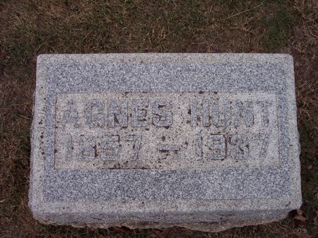 HUNT, AGNES - Page County, Iowa | AGNES HUNT 