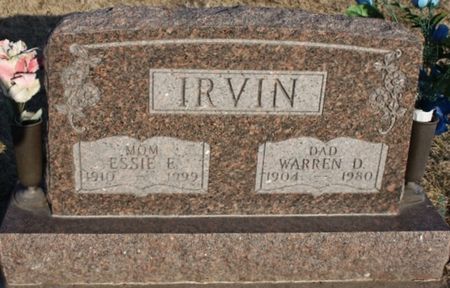 IRVIN, WARREN D. - Page County, Iowa | WARREN D. IRVIN 