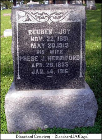 JOY, PHEBE J. - Page County, Iowa | PHEBE J. JOY 