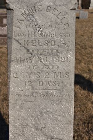 KELSO, FANNIE BELLE - Page County, Iowa | FANNIE BELLE KELSO 