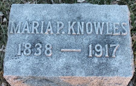 KNOWLES, MARIA P. - Page County, Iowa | MARIA P. KNOWLES 