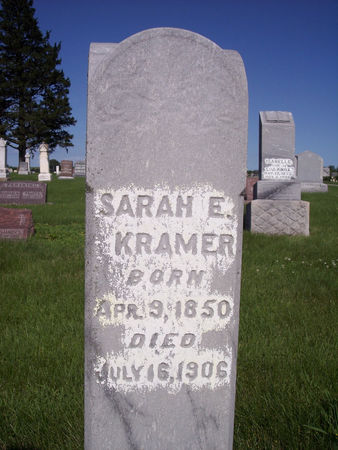 KRAMER, SARAH E. - Page County, Iowa | SARAH E. KRAMER 