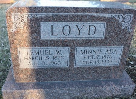 LOYD, MINNIE ADA - Page County, Iowa | MINNIE ADA LOYD 