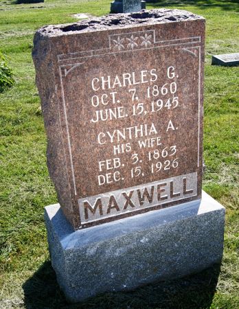 MAXWELL, CYNTHIA ANNE - Page County, Iowa | CYNTHIA ANNE MAXWELL 