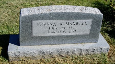 MAXWELL, ERVENA ALMA - Page County, Iowa | ERVENA ALMA MAXWELL 