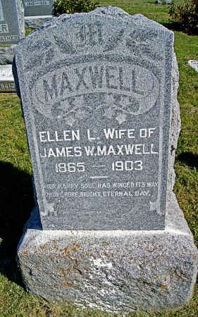 MAXWELL, ELLEN LUVERBY - Page County, Iowa | ELLEN LUVERBY MAXWELL 