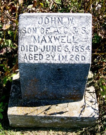 MAXWELL, JOHN WILLIAM - Page County, Iowa | JOHN WILLIAM MAXWELL 