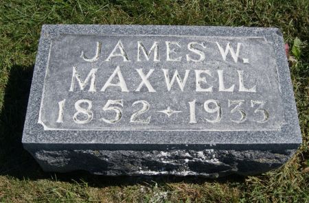 MAXWELL, JAMES WHITCOMB - Page County, Iowa | JAMES WHITCOMB MAXWELL 