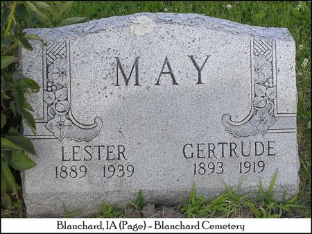 MAY, LESTER - Page County, Iowa | LESTER MAY 