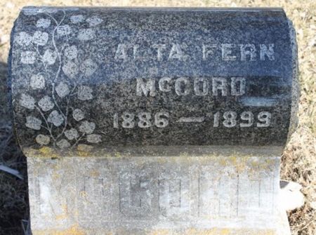 MCCORD, ALTA FERN - Page County, Iowa | ALTA FERN MCCORD 