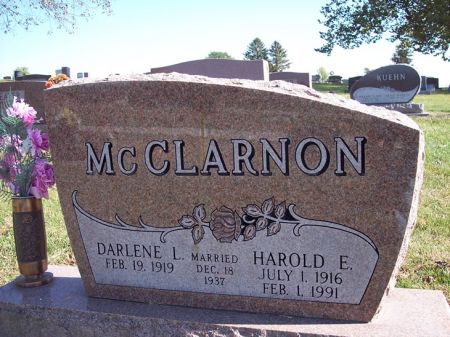 MCCLARNON, HAROLD E. - Page County, Iowa | HAROLD E. MCCLARNON 