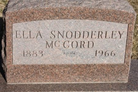 MCCORD, ELLA LUELLA - Page County, Iowa | ELLA LUELLA MCCORD 