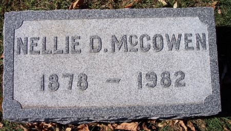 MCCOWEN, NELLIE D. - Page County, Iowa | NELLIE D. MCCOWEN 