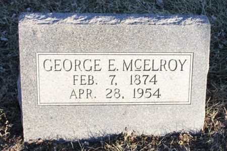 MCELROY, GEORGE EMMETT - Page County, Iowa | GEORGE EMMETT MCELROY 