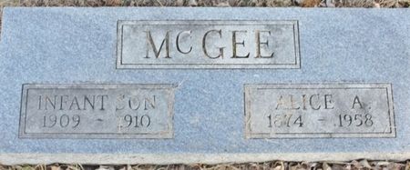 MCGEE, ALICE A. - Page County, Iowa | ALICE A. MCGEE 