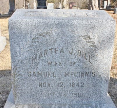 DILL MCGINNIS, MARTHA J. - Page County, Iowa | MARTHA J. DILL MCGINNIS 