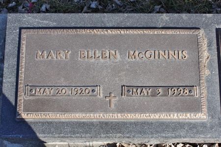 MCGINNIS, MARY E. - Page County, Iowa | MARY E. MCGINNIS 