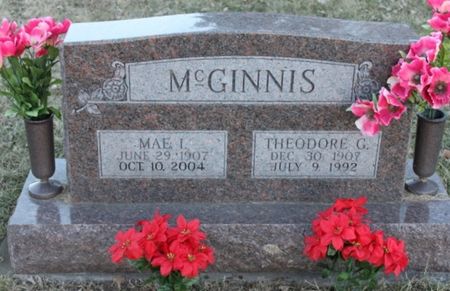 MCGINNIS, MAE ISABEL - Page County, Iowa | MAE ISABEL MCGINNIS 