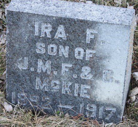 MCKIE, IRA FRANCIS - Page County, Iowa | IRA FRANCIS MCKIE 