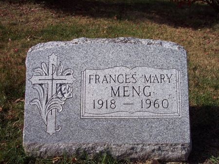 MENG, FRANCES MARY - Page County, Iowa | FRANCES MARY MENG 