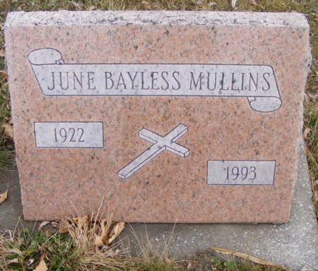 BAYLESS MULLINS, JUNE - Page County, Iowa | JUNE BAYLESS MULLINS 