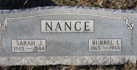 NANCE, SARAH JANE - Page County, Iowa | SARAH JANE NANCE 