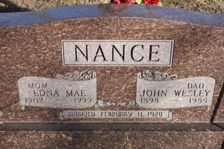 NANCE, JOHN WESLEY - Page County, Iowa | JOHN WESLEY NANCE 