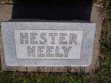 NEELY, HESTER - Page County, Iowa | HESTER NEELY 
