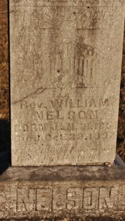 NELSON, WILLIAM, REV. - Page County, Iowa | WILLIAM, REV. NELSON 