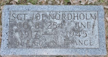 NORDHOLM, JOE - Page County, Iowa | JOE NORDHOLM 